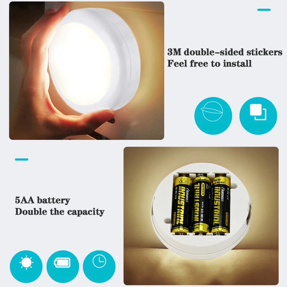 LED Cabinet Light RGB Puck Lamp