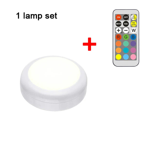 LED Cabinet Light RGB Puck Lamp