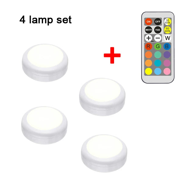 LED Cabinet Light RGB Puck Lamp