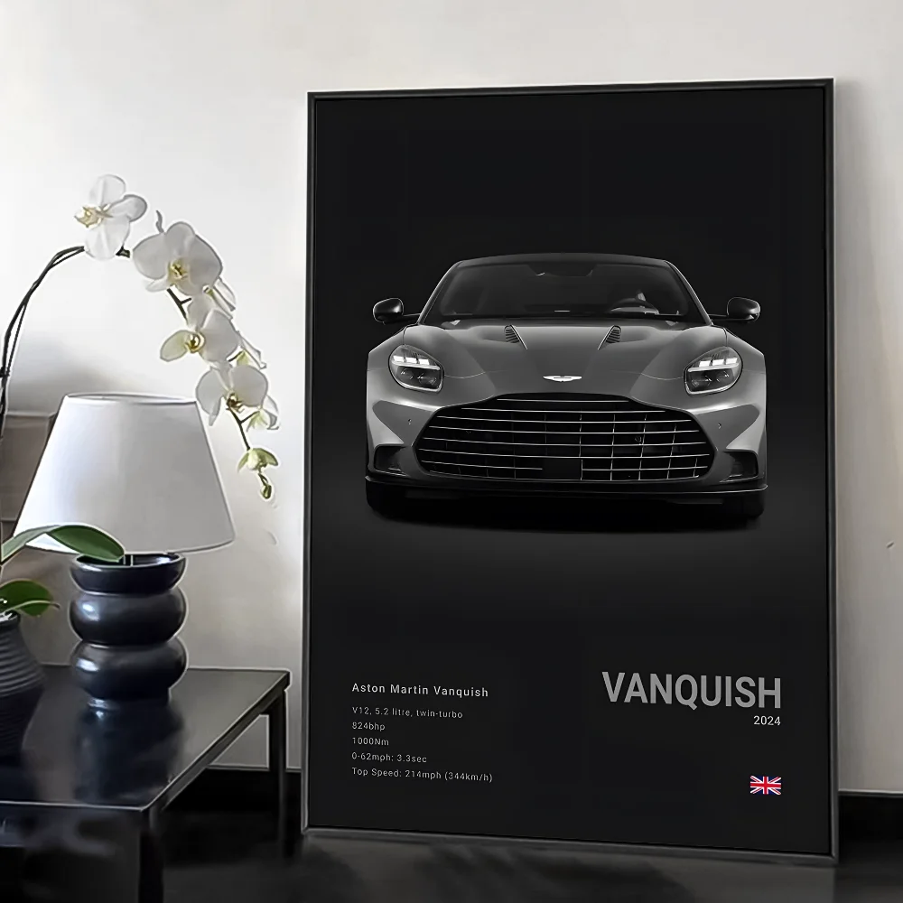 Aston Martin sportscar poster