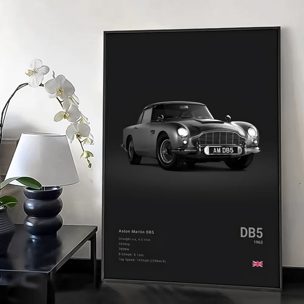 Aston Martin sportscar poster