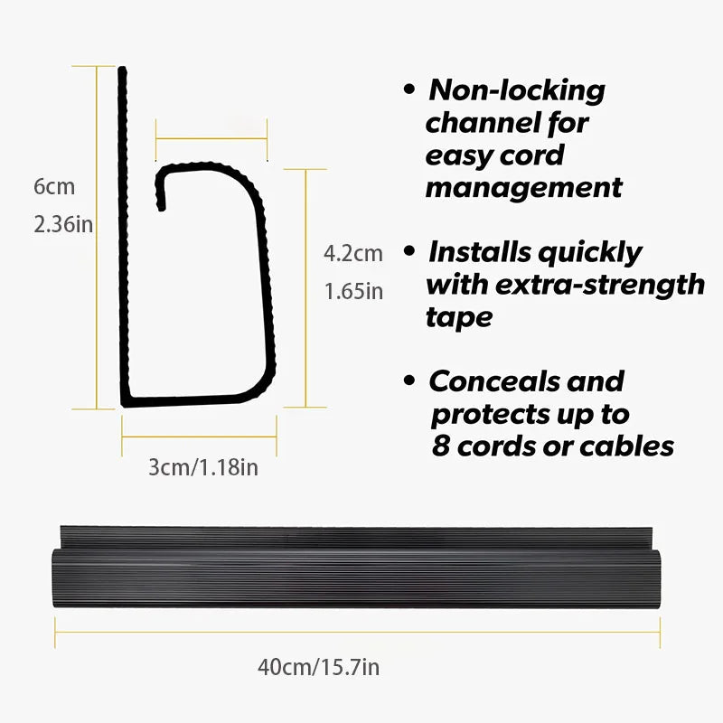 Channel Desk Cable Management organiser