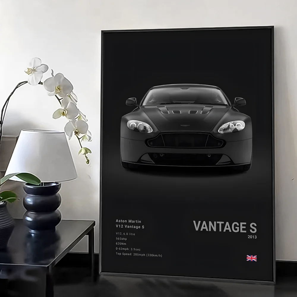Aston Martin sportscar poster