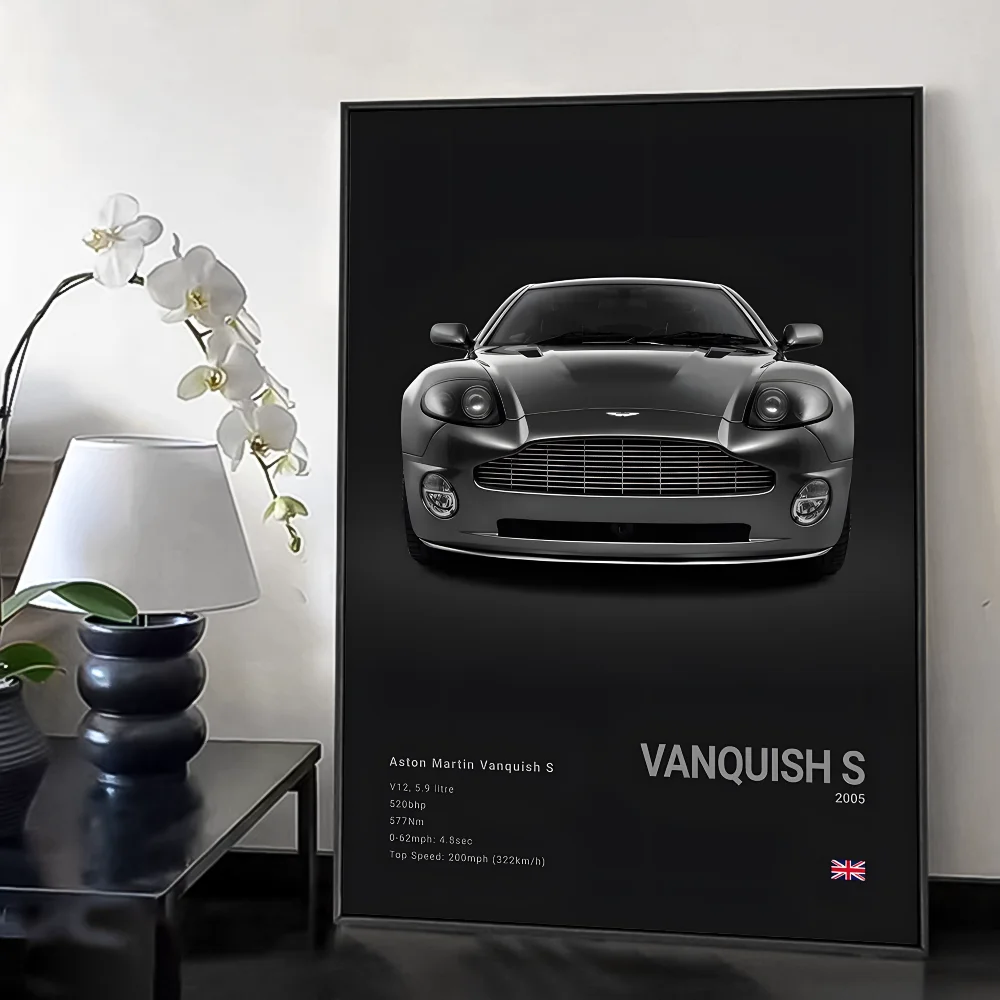 Aston Martin sportscar poster