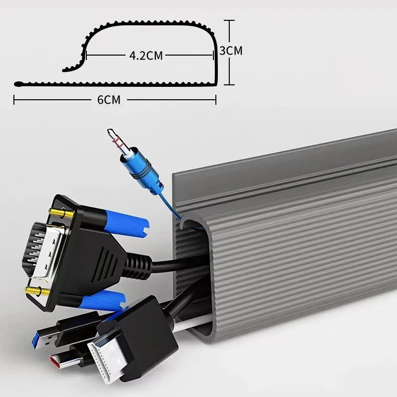 Channel Desk Cable Management organiser