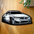 Modern sportscar rug